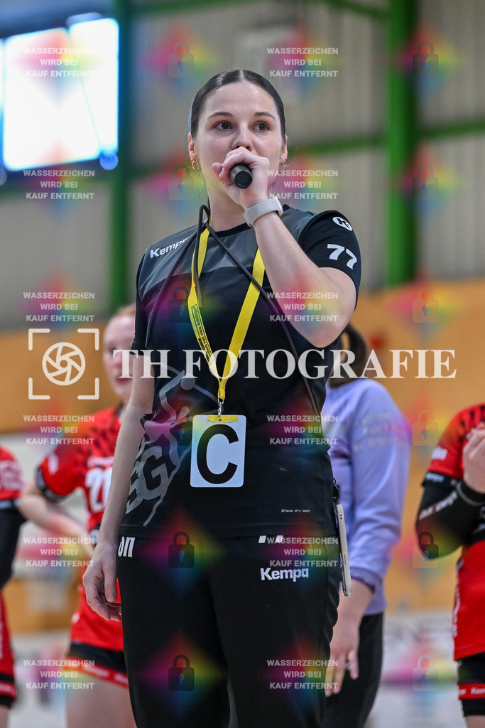 GER, SG Maulburg/Steinen - HB Kinzigtal, Frauen-Handball, Oberliga Suedbaden, 21. Spieltag, Saison 2024/2025, 06.04.2025 | Sharena Hasler (SG Maulburg/Steinen, #77)GER, SG Maulburg/Steinen - HB Kinzigtal, Frauen-Handball, Oberliga Suedbaden, 21. Spieltag, Saison 2024/2025, 06.04.2025Foto: TH Fotografie/Thomas Hess