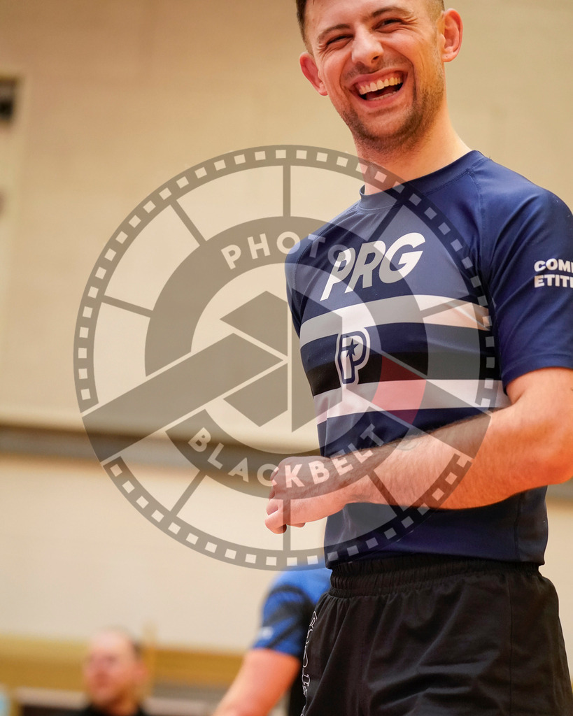 20240203PBB09721 | Fighters compete during the Brazilian Jiu-Jitsu Championship of the AJP Tour in Maintal by Frankfurt am Main, Germany, on February 2, 2024.