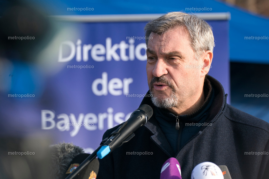 Markus Söder im Rahmen der PK zur Jahresbilanz Grenzpolizei am 6. Feb. 2025 (26) (1) | Metropolico