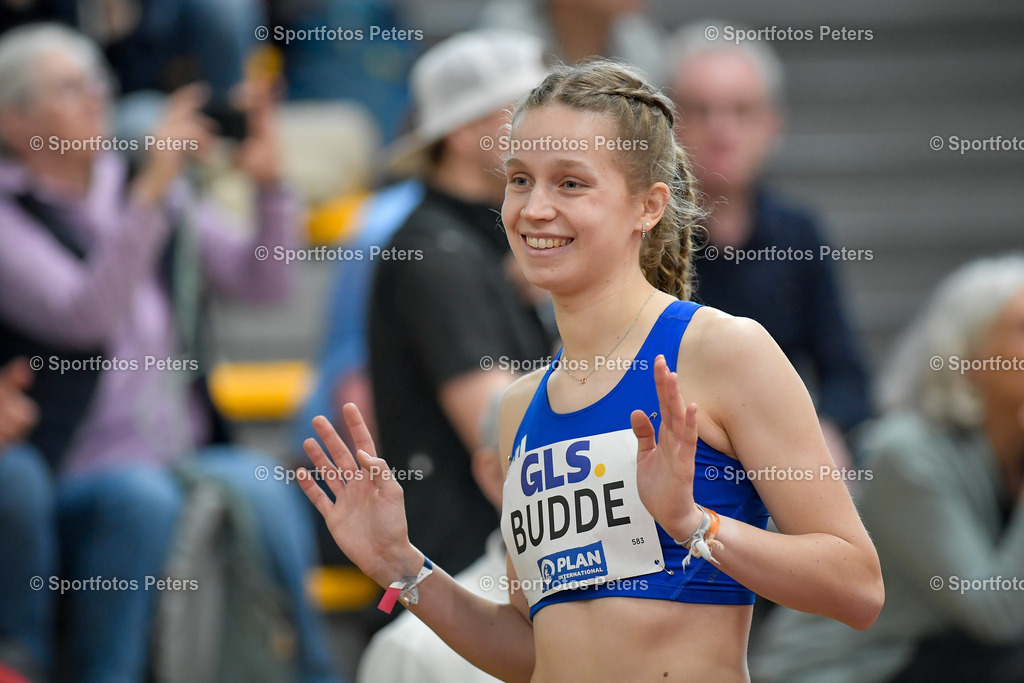 DM Halle 2026_Samstag-12 | 28.02.2026, xkaix, Leichtathletik Deutsche Meisterschaften Halle 2026,  v.l. Adia Budde (LAV Stadtwerke Tübingen) - Realisiert mit Pictrs.com