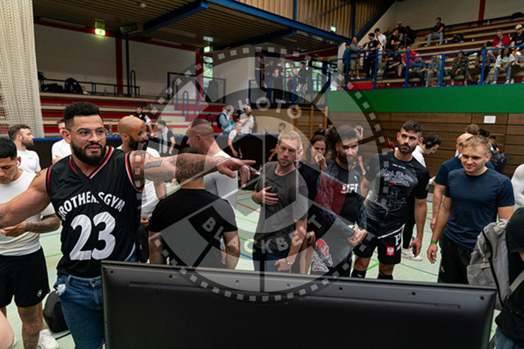 20230826PBB57129 | Fighters compete during the AJP INTLPRO BJJ and grappling competition in Hamburg, Germany, on August 26 2023.