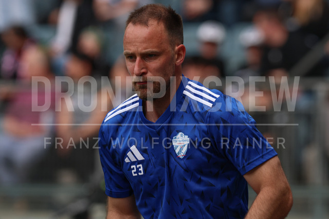 SK Puntigamer Sturm Graz vs TSV Egger Glas Hartberg – Championship Group    | Graz, Austria, 12.Apr.26 - SOCCER - ADMIRAL Bundesliga, SK Puntigamer Sturm Graz vs TSV Egger Glas Hartberg. The image shows Tobias Kainz (Hartberg) during warm up.    