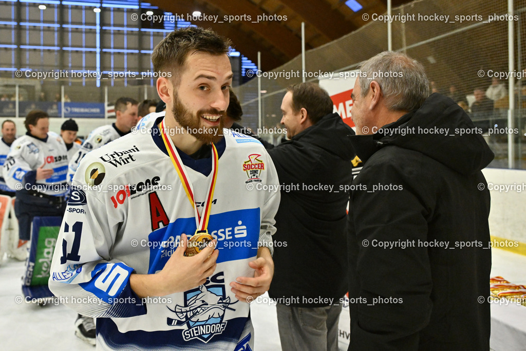ESC Sparkasse Steindorf Meister 2025/26 | #61 Friedrich Daniel ESC Steindorf, ESC Sparkasse Steindorf Meister 2025/26, ESC Sparkasse Steindorf Meister 2025/26 am 08.03.2026 in Althofen (Stadthalle Althofen), Austria, (Photo by Bernd Stefan)