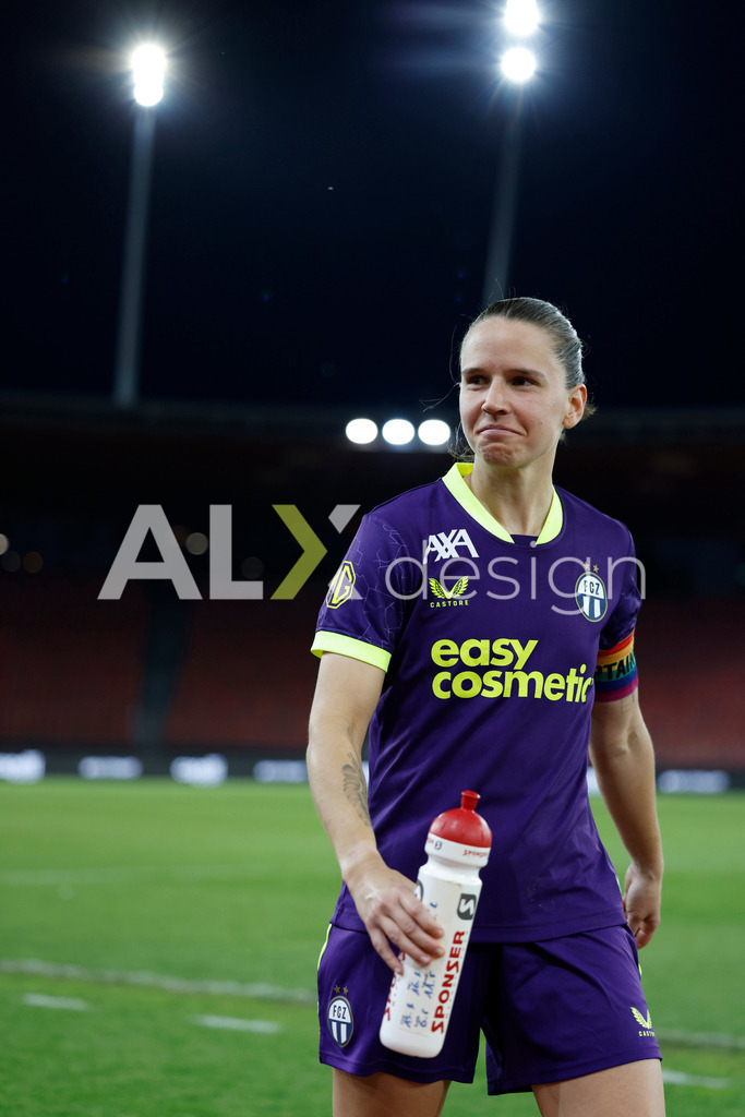 GC Zürich vs FC Zürich - AXA Women’s Super League Playoffs - Stadion Letzigrund | NAOMI MÉGROZ of FC Zürich after the AXA Women’s Super League Playoffs quarter-final second leg between GC Zürich and FC Zürich at Stadion Letzigrund, Zurich, Switzerland. - Realisiert mit Pictrs.com