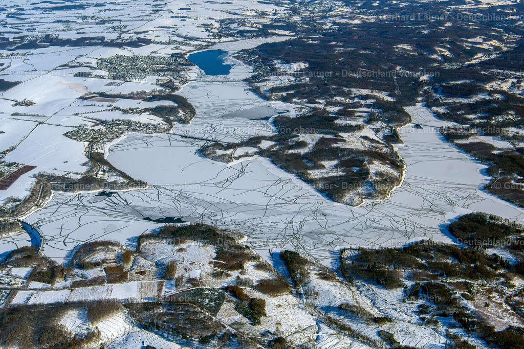 4043693 | zugefrorene Möhnetalsperre und Hevesee