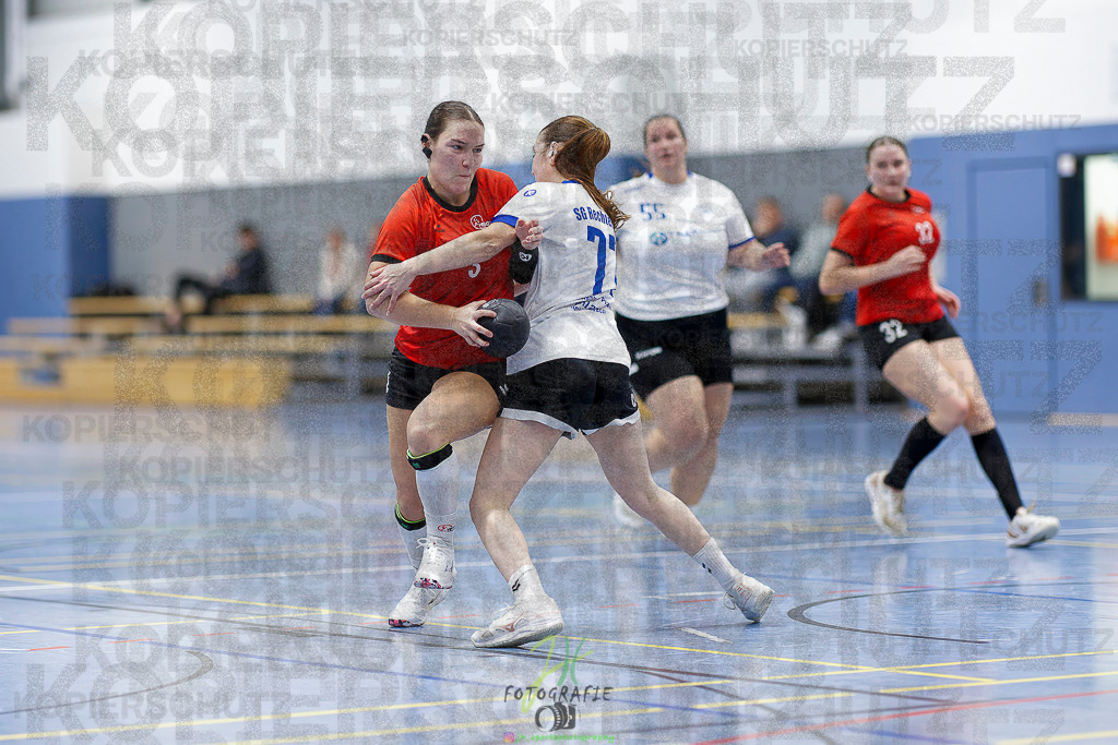 Frauen 2. Bezirksklasse; SG Rechtenbach - HSG Linden II | Frauen 2. Bezirksklasse; SG Rechtenbach - HSG Linden II am 16.11.2025 in Rechtenbach (Sporthalle Rechtenbach)Photo © 2025 - Jörg Heinrich - Realisiert mit Pictrs.com