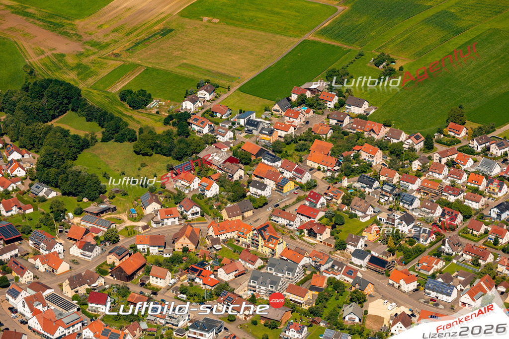 Das Luftbild zeigt : Bargau Schwäbisch Gmünd - Die Luftaufnahme wurde 2024 vom UL-Flugzeug aus erstellt ( keine Drohne ) - Hochauflösende Luftaufnahme - Für grossformatige Ausdrucke geeignet. Die Geschenkidee !Mit Lizenz und Bildrechte bestellbar