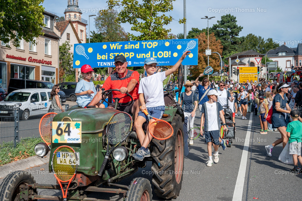 41_Winzerfestumzug-Bensheim | bbe, Bensheim, Winzerfestunmzug 2025, TC Bensheim, ,, Bild: Thomas Neu