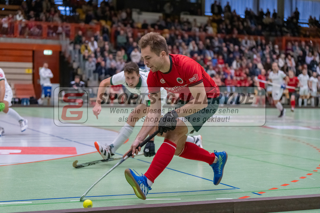 HK_20240114_108299 | 1. Bundesliga Herren Crefelder HTC - Uhlenhorst Mülheim am 14.1.2024 Halle Glockenspitz, Krefeld , van Ehren Christian ( Crefelder HTC #16 )