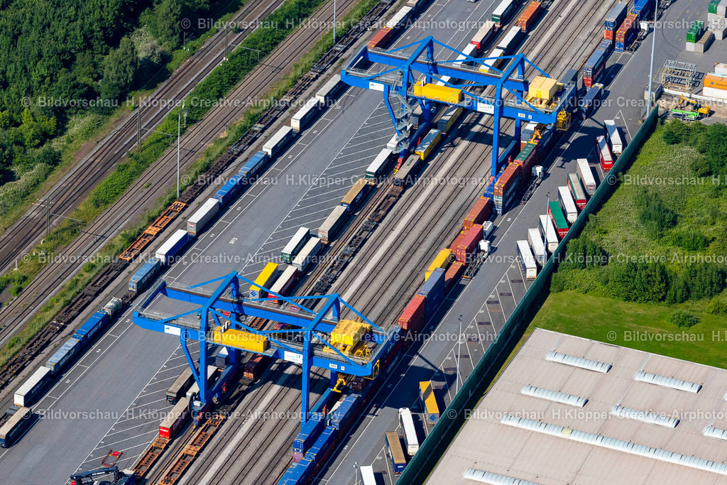 Luftbild Duisburg-4390 | Luftbild Container- Terminal " Samskip Multimodal Rail Terminal " im logport in Duisburg im Bundesland Nordrhein-Westfalen, Deutschland - Realisiert mit Pictrs.com