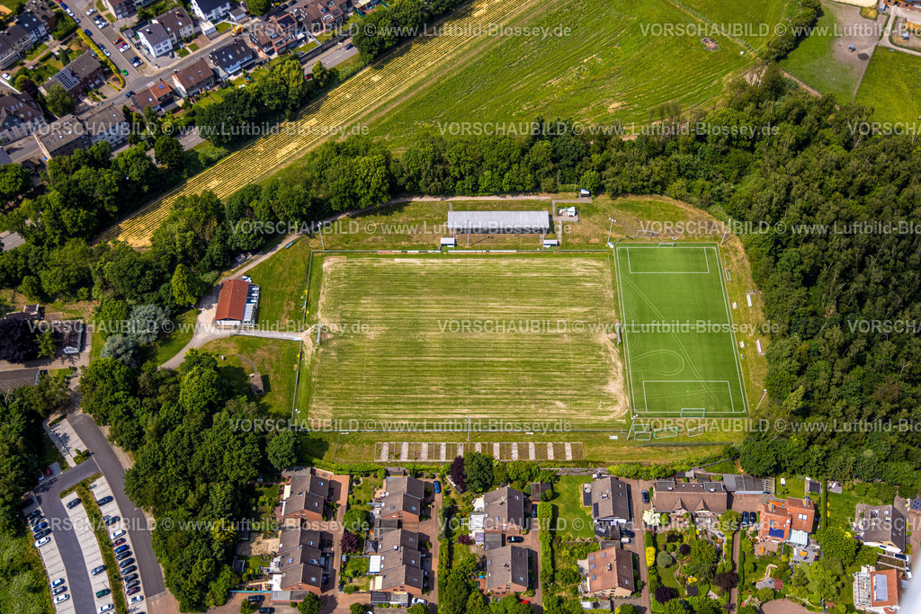 Herne250602212 | Luftbild, Fußballstadion Dr.-Jovanovic-Glück-Auf-Stadion des SV Sodingen 1912, Börnig, Herne, Ruhrgebiet, Nordrhein-Westfalen, Deutschland
