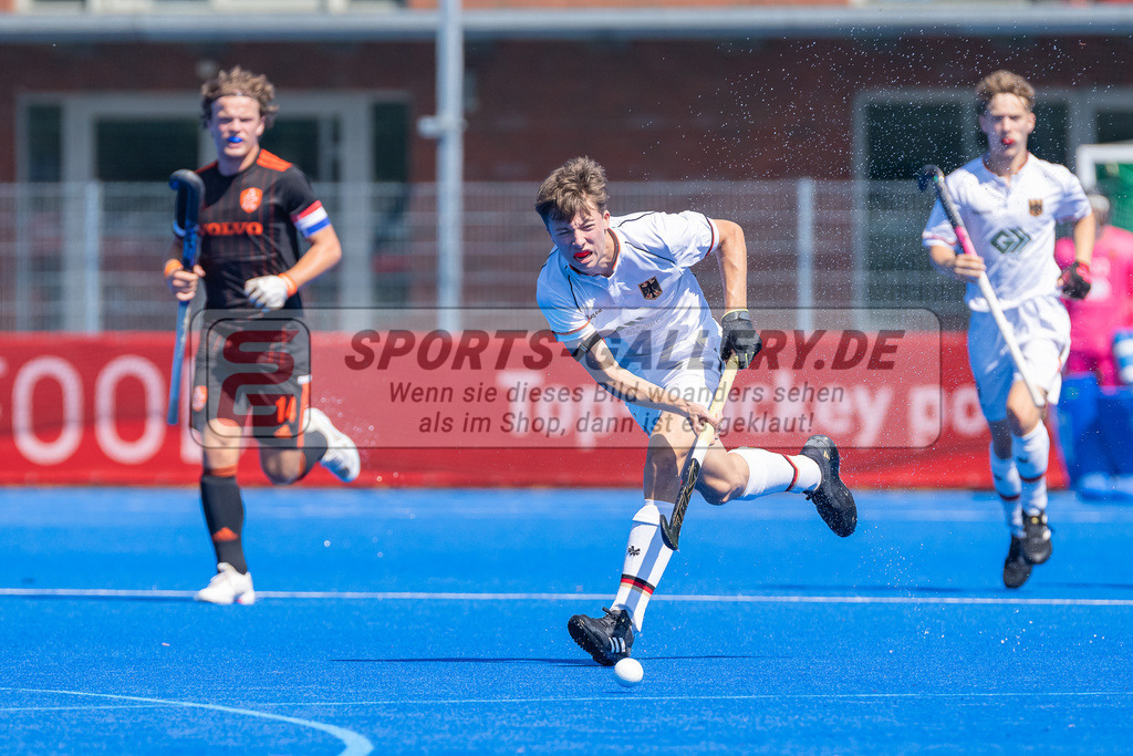 HK_20230625_109083 | mU18 Test Länderspiel Deutschland - Niederlande am 25.6.2023 CHTC , Krefeld ,