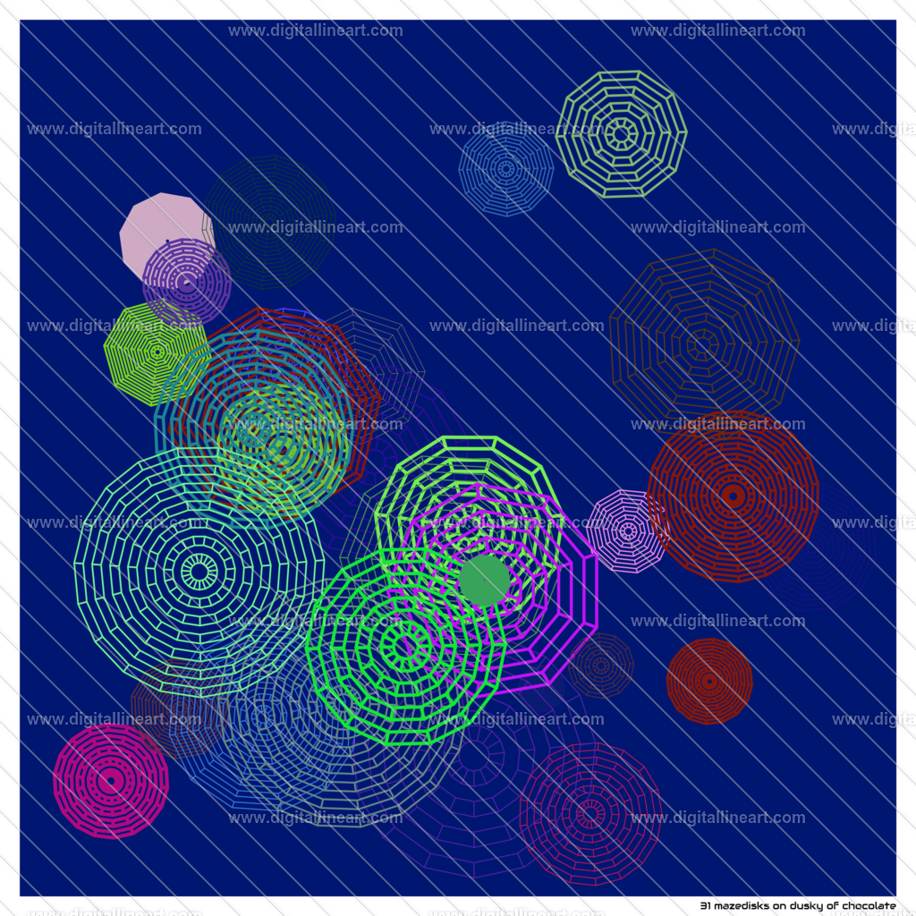 31-mazedisks-dusky-of-chocolate | digitallineart - Realisiert mit Pictrs.com