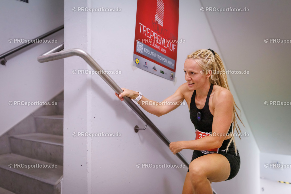 KölnTurm Treppenlauf; Köln, 03.08.2025 | Impressionen vom KölnTurm Treppenlauf am 03.08.2025 in Köln (Nordrhein-Westfalen). 