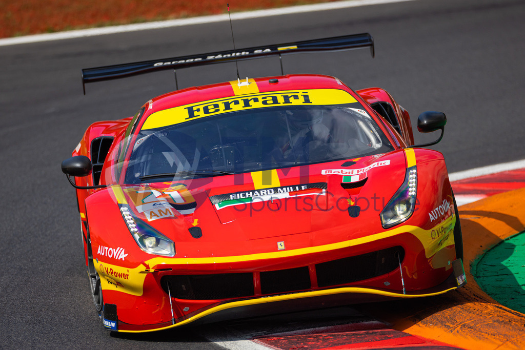 Trainproduction-20230708-0047 | MONZA,ITALY,08.Jul.23 - MOTORSPORTS - WEC, FIA World Endurance Championships, 6h of Monza, Autodromo Monza. Image shows Simon Mann (USA), Julien Piguet (FRA) and Ulysse De Pauw (BEL/ AF Corse). Photo: Trainproduction / Matthias Trinkl