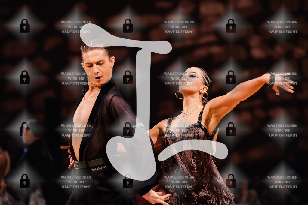 Goldstadtpokal 2025 - WDSF World Open Latin 7th (14) Axel Sampino _ Anna Zgonnikova (France)-2025-01-25-7686 | Webshop for digital downloads and prints of dance sport, event & show photographer Julian Link - Realisiert mit Pictrs.com