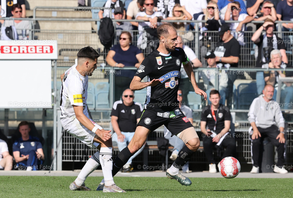 A_LUI_240525_09 | SOORT FUSSBALL ADMIRAL BUNDESLIGA STURM GRAZ -RZ PELLETS WAC 24.05.2025 IM BILD: GORENC STANKOVIC (STURMGRAZ) UND DEJAN ZUKIC (WAC) FOTO: FOTOLUI/MW