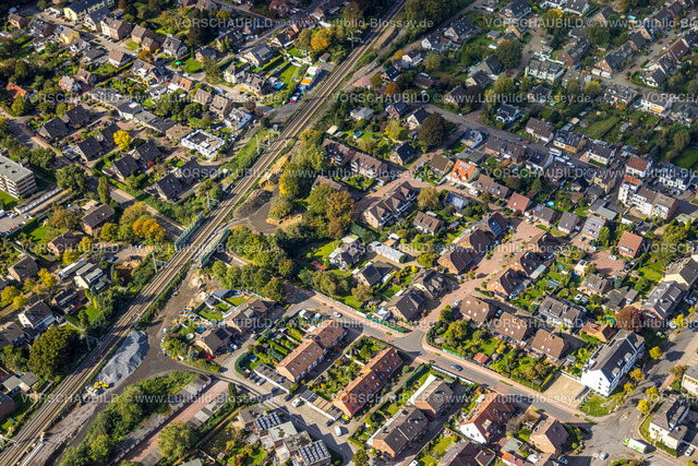 Dinslaken241009055 | Luftbild, Baustelle und Ausbau der Betuweroute und Betuwe-Linie Eisenbahnstrecke, Brücke und Wohngebiet um die Dianastraße, Siedlung mit Frauennamen, Bruch, Dinslaken, Ruhrgebiet, Nordrhein-Westfalen, Deutschland