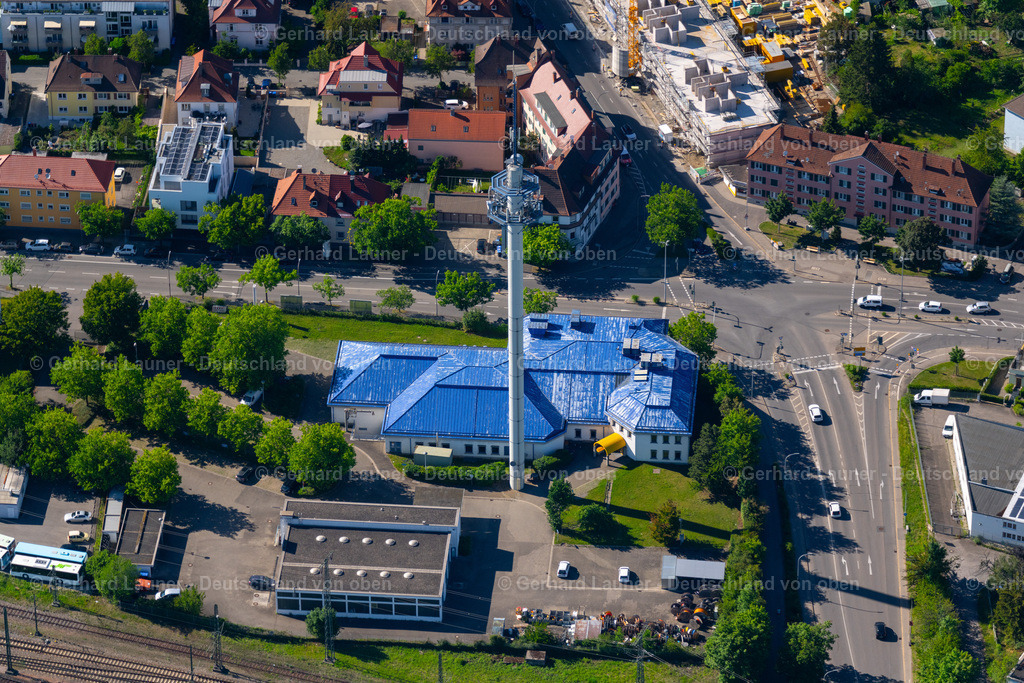 4032434 | Gebäude und Sendeturm an der Bahnhofstrasse, Singen-Hohentwiehl