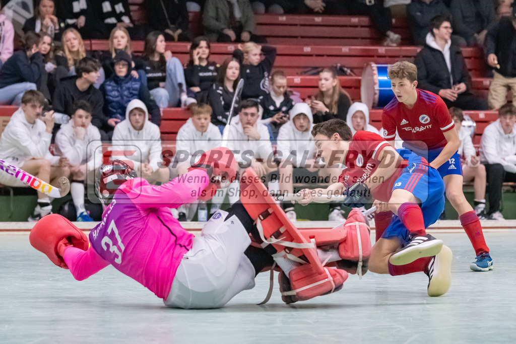 HK_20230304_105462 | Deutsche Meisterschaft MU16 Großflottbeker THGC - Mannheimer HC am 4.3.2023 RWK, Köln ,