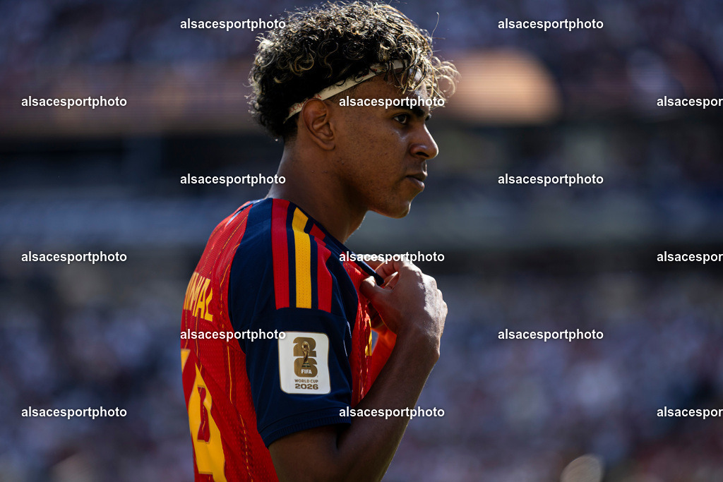 FOOTBALL : Argentine vs Espagne – Finale de la Coupe du Monde FIFA 2026. New York New Jersey Stadium, East Rutherford, New Jersey, États-Unis. 19/07/2026. | Lamine Yamal #19 (Spain)