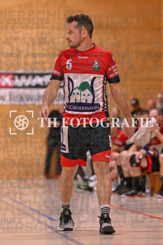 GER, SG Maulburg/Steinen - SG Allensbach/Dettingen, Handball, Landesliga Suedbaden, 2. Spieltag, Saison 2024/2025, 28.09.2024 | Cornelius Stoerk (SG Maulburg/Steinen, #05)GER, SG Maulburg/Steinen - SG Allensbach/Dettingen, Handball, Landesliga Suedbaden, 2. Spieltag, Saison 2024/2025, 28.09.2024Foto: TH Fotografie/Thomas Hess