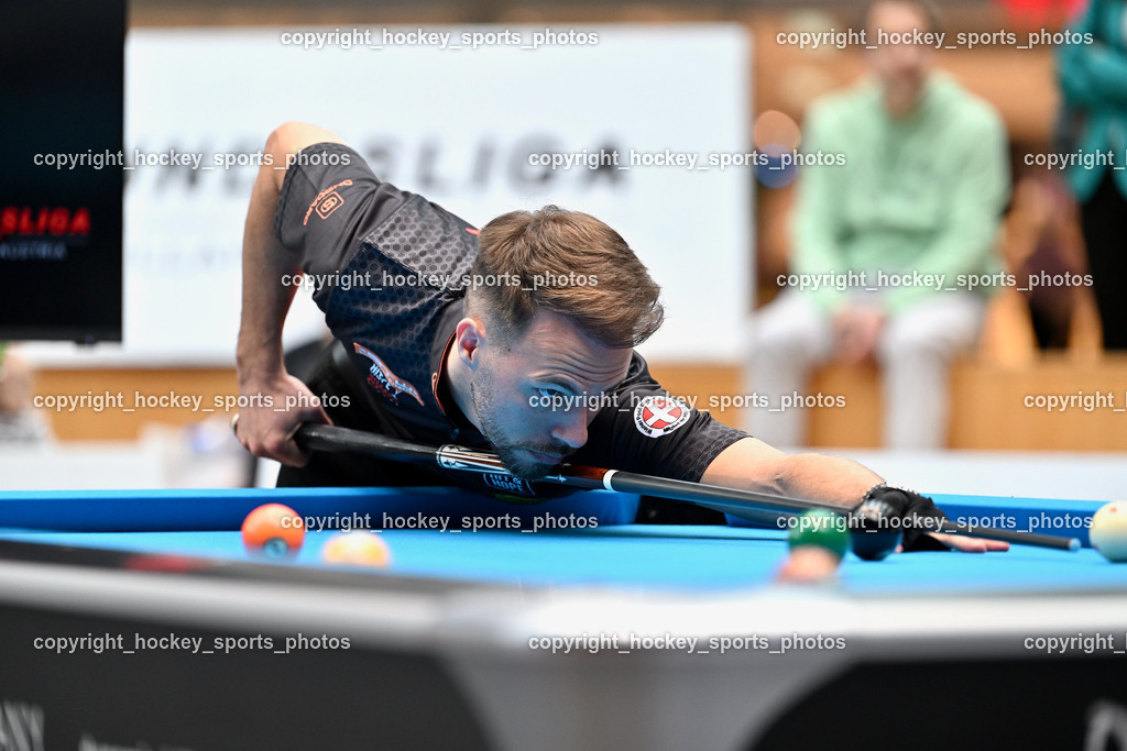 Pool Billard Bundesliga 2025 im ATRIO | Albin Ouschan, Pool Billard Bundesliga 2025 im ATRIO, Pool Billard Bundesliga 2025 im ATRIO am 29.03.2025 in Villach (Atrio), Austria, (Photo by Bernd Stefan)