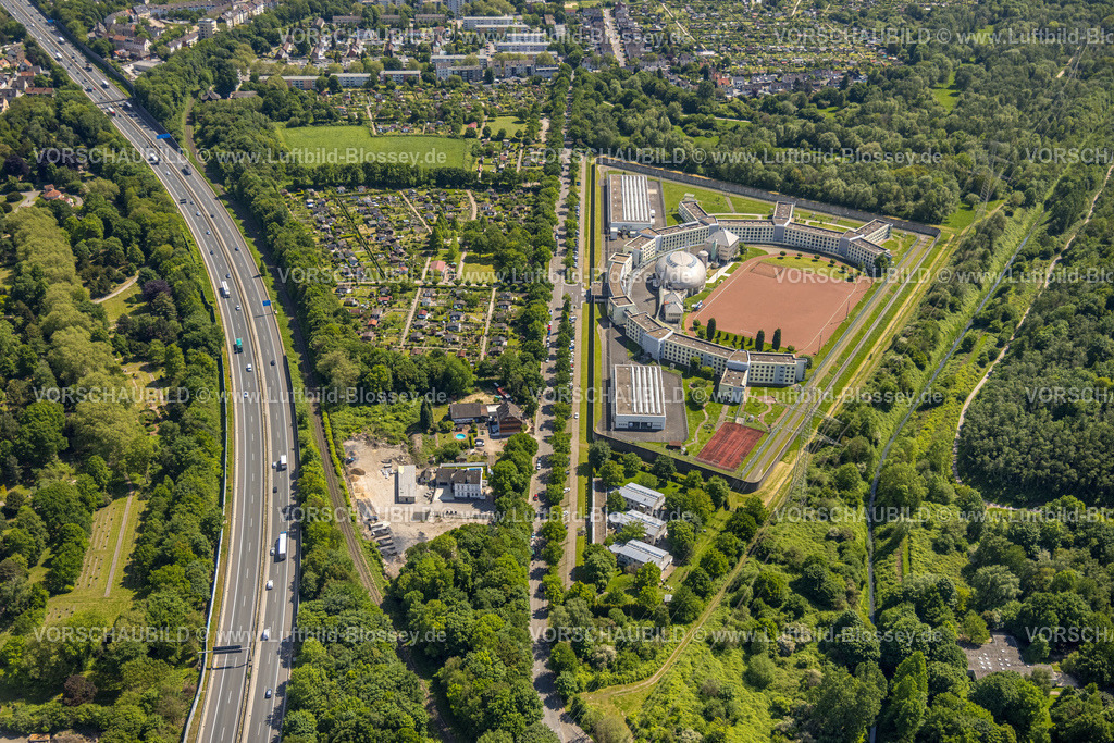 Gelsenkirchen230510921 | Luftbild, JVA Justizvollzugsanstalt Offener Vollzug, Feldmark, Gelsenkirchen, Ruhrgebiet, Nordrhein-Westfalen, Deutschland