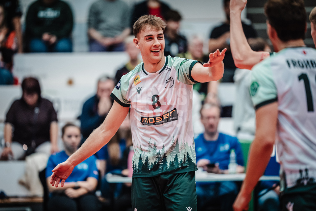 Volleyball | Herren | Saison 2025/2026 | Volleyball Ligacup | FT 1844 Freiburg vs. Helios GRIZZLYS Giesen | 12.10.2024 | Anton Jung (#8, FT 1844 Freiburg)