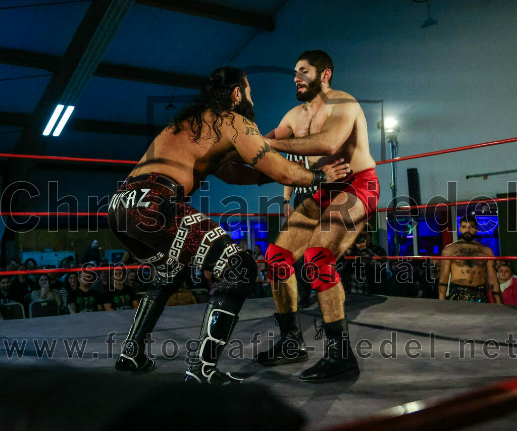 2023-11-11_121_Erding_Wrestlingshow | Erding, Deutschland, 11.11.2023:
Wrestling, Saison 2023, EWS Wrestling ERDING

Foto: Christian Riedel / fotografie-riedel.net