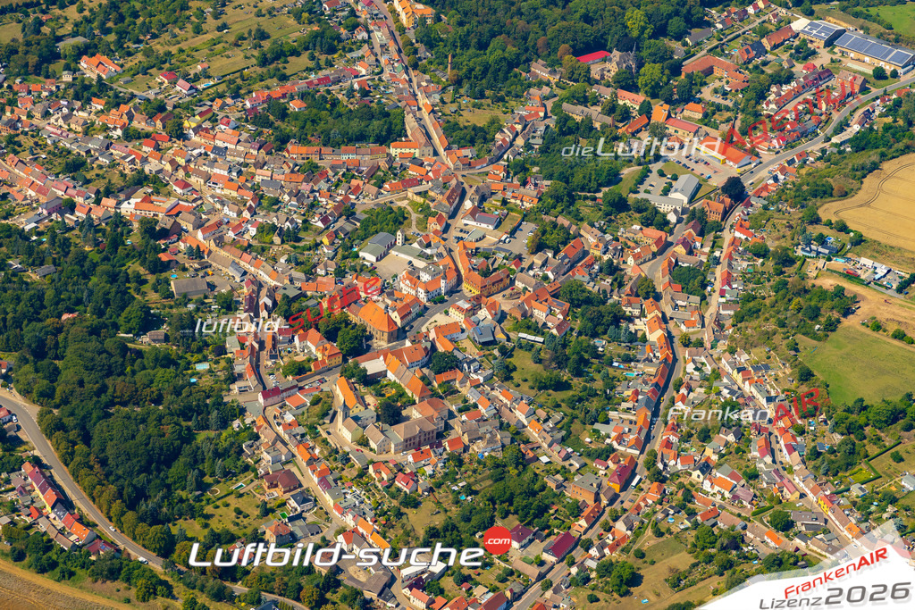 Luftbild der Stadt Gerbstedt - Die Luftaufnahme wurde 2025 vom UL-Flugzeug heraus erstellt ( keine Drohne ) - Hochauflösende Luftaufnahme - für professionelle Ausdrucke geeignet. Die Geschenkidee !Hier alle&nbsp;Infos zur Lizenzierung der LuftaufnahmeWir fliegen auch dieses Jahr wieder in Ihre Region um Luftbilder zu erstellen.- Luftbild anfragen