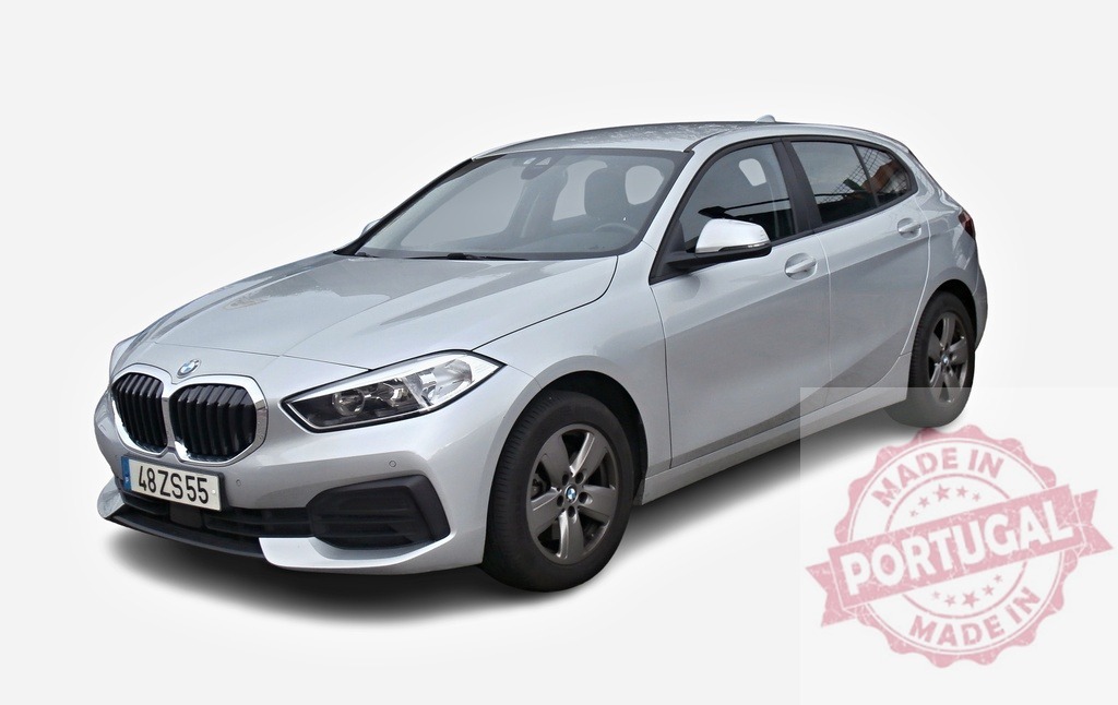 Silver BMW 1 series showcasing its elegant design and modern features | Modern silver BMW 1 series parked, showcasing its sleek design, alloy wheels, and advanced features - Realisiert mit Pictrs.com