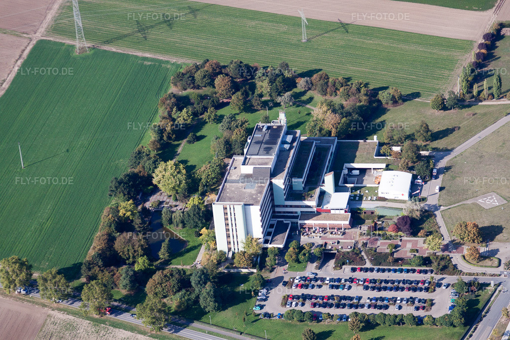 Luftbild: Frankenthal, Stadklinik in Frankenthal im Bundesland Rheinland-Pfalz in Deutschland. Foto: IMG_21901.jpg vom 09.10.2009 durch Werner Riehm/FLY-FOTO.de