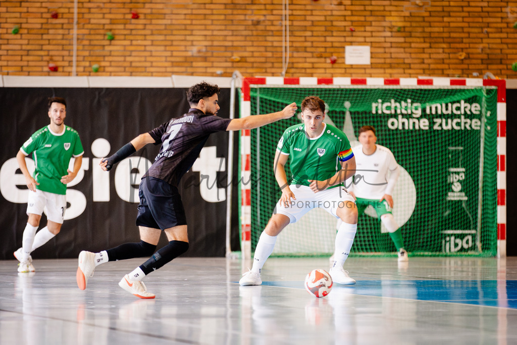 Futsal-Bundesliga, Saison 2025/2026, 4. Spieltag: SC Preußen Münster - SV Pars Neu-Isenburg | Futsal-Bundesliga, Saison 2025/2026, 4. Spieltag, SC Preußen Münster empfängt SV Pars Neu-Isenburg in der Universitäts-Sporthalle in Münster. Foto: sportfotografie.ms | Markus Paletta - Realisiert mit Pictrs.com