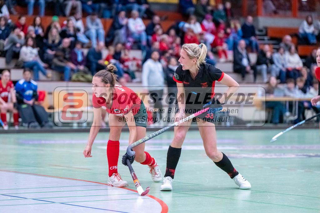 HK_20241214_100137 | 2. Bundesliga Halle Damen Crefelder HTC - DSD Düsseldorf am 14.12.2024 Halle Glockenpitz, Krefeld ,