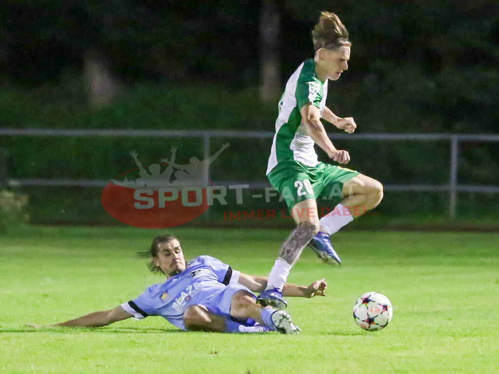 VST Völkermarkt - SVG Bleiburg 2-2, Kärntner Liga 2. Runde | Raphael Kulterer (VST Völkermark #20) VST Völkermarkt - SVG Bleiburg 2-2 am 08.08.2023 in Völkermarkt
(Lilienberg Arena), Austria, (Photo by Ernst Krawagner sport-fan.at) - Realisiert mit Pictrs.com