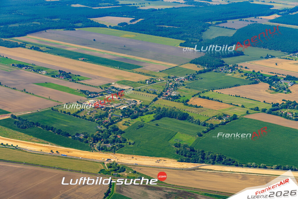 Luftbild Vs Google Maps  Vielbaum B189  Aland -Das Luftbild wurde 2025 vom UL-Flugzeug heraus erstellt ( keine Drohnenluftbilder ) - Hochauflösende Luftaufnahme -Nicht vergleichbar mit Google Maps oder Satelittenbilder- Die Geschenkidee !Mit Lizenz und Bildrechte bestellbar