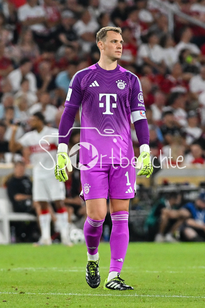 VfB Stuttgart - FC Bayern München | im Bild Manuel NEUER (FC Bayern Muenchen 1) / Einzelfoto / Freisteller / Franz-Beckenbauer Supercup: VfB Stuttgart - FC Bayern München; MHP Arena am 16.08.2025