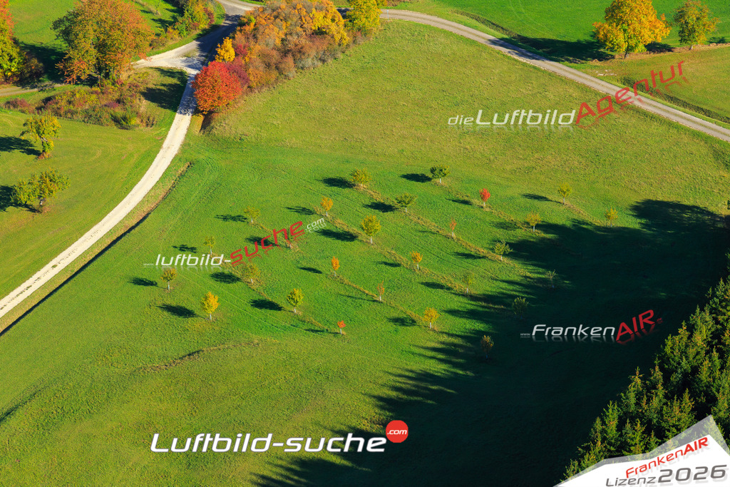 Die Luftaufnahme der Stadt Bad Staffelstein wurde vom UL-Flugzeug heraus erstellt ( keine Drohne )- hohe Auflösung für beste Qualität