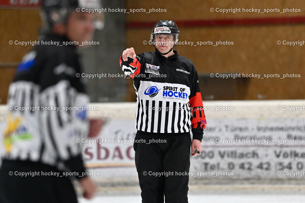 EC Spittal Hornets vs. ESC Steindorf 10.2.2024 | ALTERSBERGER Roland Referee