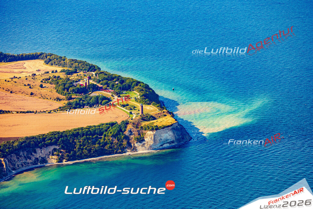 Kap Arkona Putgarten Bild- Das Luftbild wurde 2025 vom UL-Flugzeug heraus erstellt ( keine Drohne bzw. Drohnenaufnahme ) - Hochauflösende Luftaufnahme -Nicht vergleichbar mit Google Maps oder Satelittenbilder- Die Geschenkidee !Mit Lizenz und Bildrechte bestellbar - CC