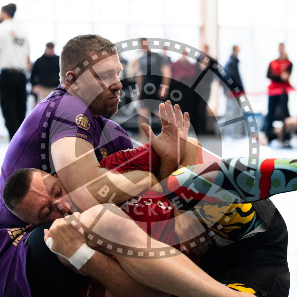 20251129PBB5316 | Fighters compete during the luta livre competition ILLCS XI winter edition on November 29, 2025 in Hannover, Germany.