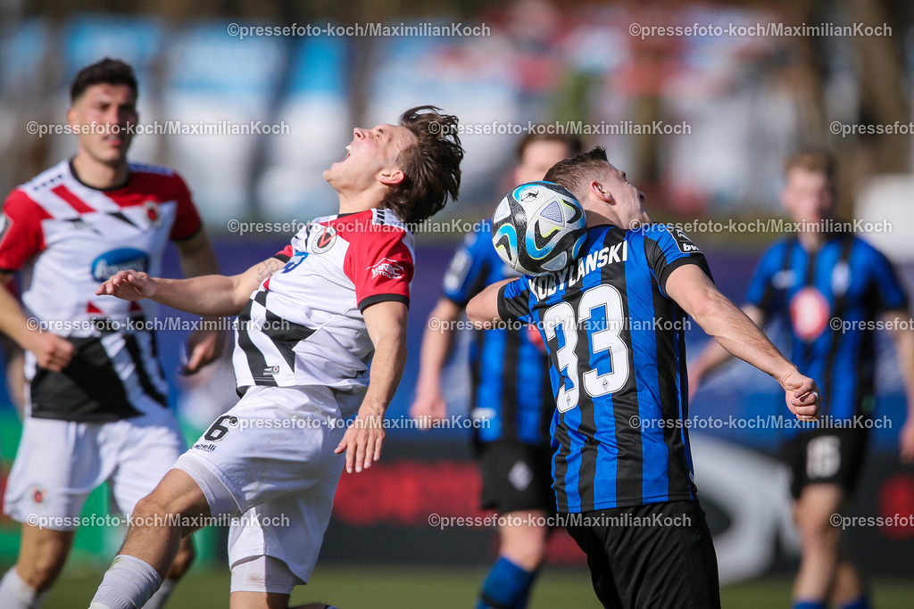 Koe3Liga09032401067 | 09.03.2024, Köln, Fußball, bwin 3. Liga Herren, Sportpark Höhenberg, 29. Spieltag, Saison 2023 2024, FC Viktoria Köln – SV Waldhof Mannheim: Stefano Russo (Viktoria Köln) gegen Berkan Taz (Waldhof Mannheim) Kopfball
DFB regulations prohibit any use of photographs as image sequences and or quasi-video.
