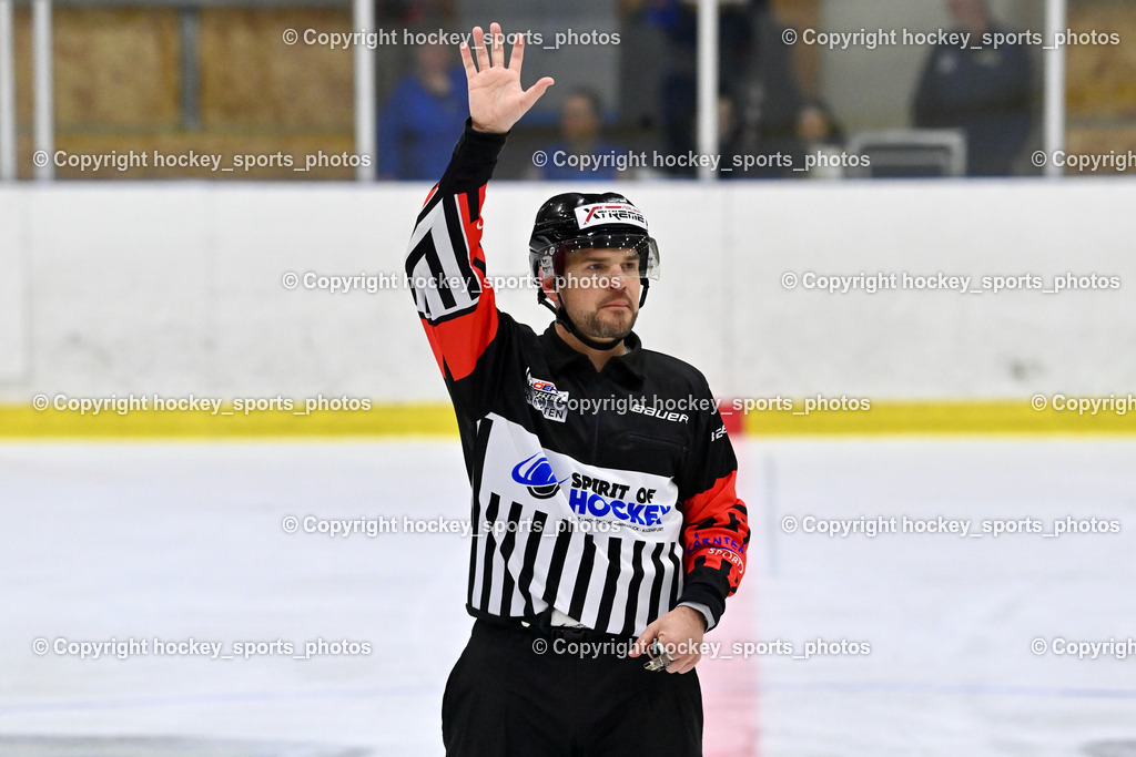 EHC Althofen vs. ESC Steindorf 6.3.2024 | Widmann Florian Referee, EHC Althofen vs. ESC Steindorf 6.3.2024, EHC Althofen vs. ESC Steindorf am 06.03.2024 in Althofen (Stadthalle Althofen ), Austria, (Photo by Bernd Stefan)