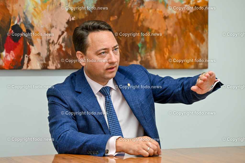 LH-Stv. Manfred Haimbuchner (FP)_ 16.08.2023-5 | 16.08.2023, Landhaus Linz, AUT, LH-Stv. Manfred Haimbuchner (FP), im Bild LH-Stv. Manfred Haimbuchner (FP)