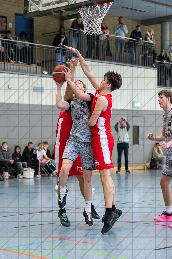 NBV Verbandsmeisterschaft U18m | Halbfinale 2 | BBC Osnabrück vs. CVJM Hannover | 15.03.26: NBV Verbandsmeisterschaft U18m | Halbfinale 2 | BBC Osnabrück vs. CVJM Hannover / Osnabrück / Deutschland  //   CREDIT:www.bullenfotos.de, Martin König, Hörner Weg 40, D-49078 Osnabrück, +4917663732967 // Nutzung und Weitergabe nur zu den vereinbarten Zwecken. Presseanfragen an Ersteller. Alle Rechte beim Ersteller. Honorierung nach MFM. - Realisiert mit Pictrs.com