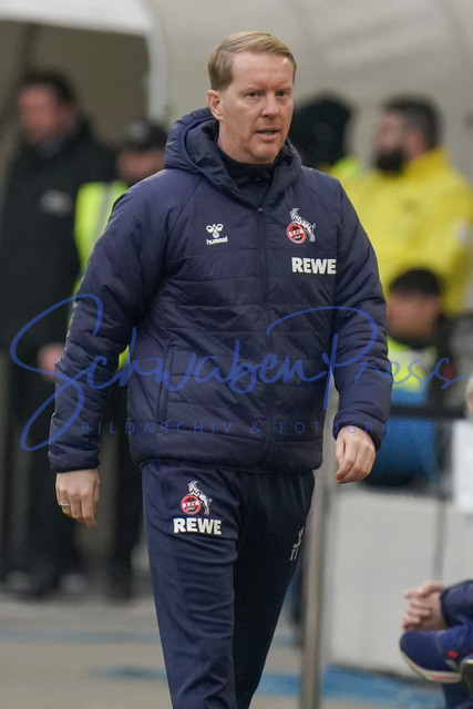 170224Ho700 | Timo Schultz (Chef Trainer, FC Koeln) - VfB Stuttgart - 1. FC Koeln
Fussball Bundesliga, Saison 2023_24, 23. Spieltag, VfB Stuattgart-1.FC Koeln,  
Deutschland, Stuttgart, MHP Arena, 24.02.2024

(DFL DFB REGULATIONS PROHIBIT ANY USE OF PHOTOGRAPHS as IAMGE SEQUENCES and or QUASI-VIDEO).

