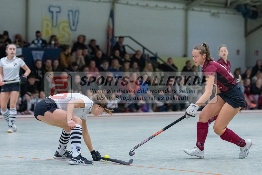 HK_20230226_105057 | Deutsche Meisterschaft WU16 Spiel um Platz 7 Düsseldorfer SC - HC Ludwigsburg am 26.2.2023 DSC 99, Düsseldorf ,