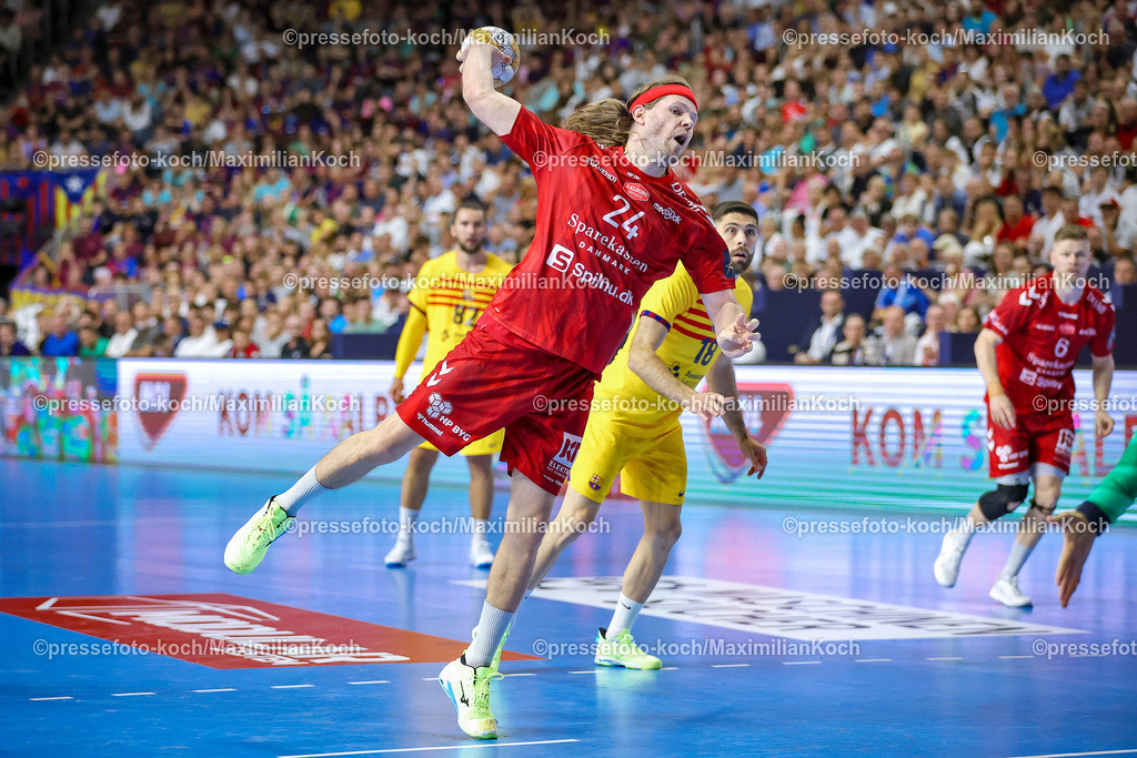 KoeEHF09062402048 | 09.06.2024, Köln, Handball, TruckScout24 EHF FINAL4, Machineseeker Champions League Men, Lanxess-Arena, Finale, Aalborg Handbold - FC Barcelona: Mikkel Hansen (Aalborg Handbold)