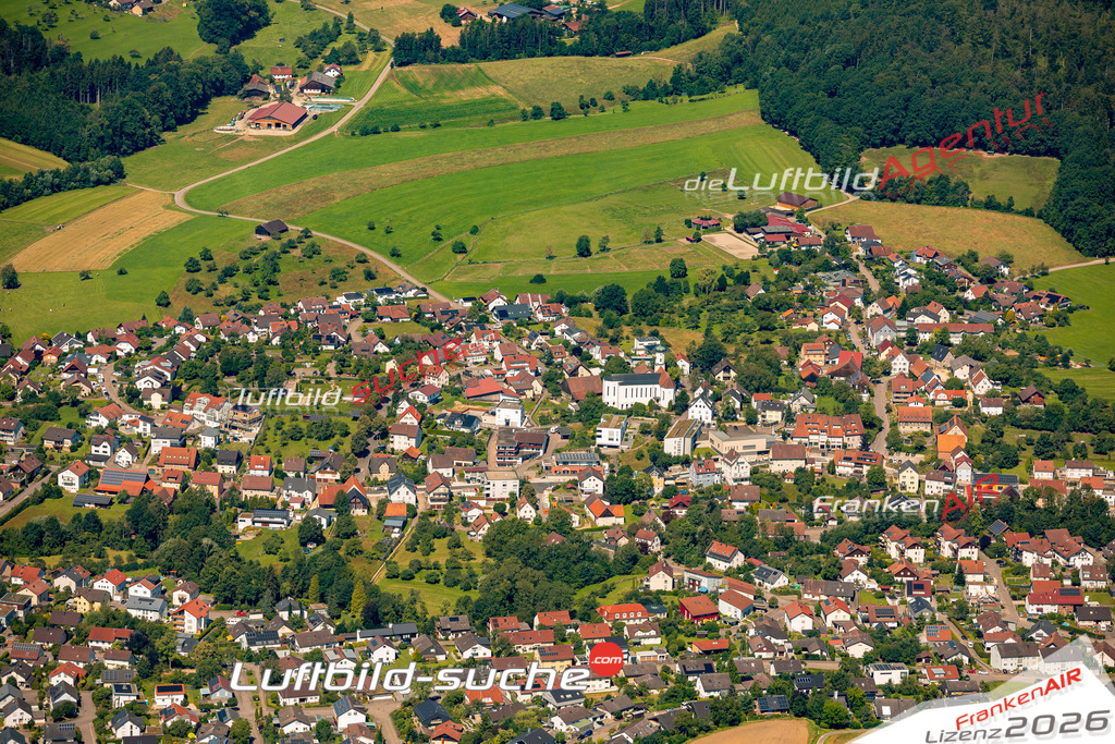 Das Luftbild zeigt :  Ottenbach - Die Luftaufnahme wurde 2024 vom UL-Flugzeug aus erstellt ( keine Drohne ) - Hochauflösende Luftaufnahme - Für grossformatige Ausdrucke geeignet. Die Geschenkidee !Mit Lizenz und Bildrechte bestellbar